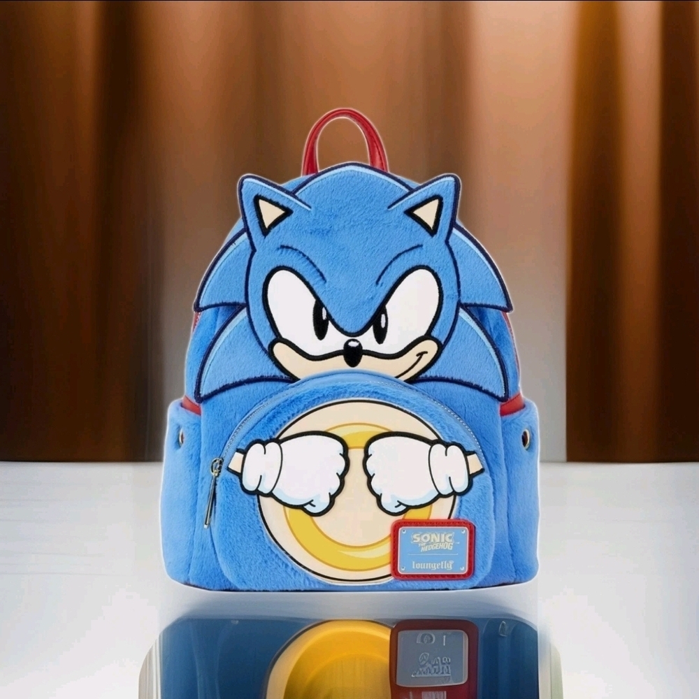 Loungefly SEGA Sonic the Hedgehog Classic Cosplay Mini Backpack - Picture 2 of 8